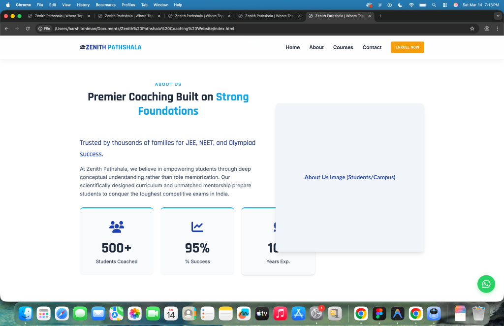 Zenith Pathshala | Best IIT-JEE & NEET Coaching In Jagatpura Jaipur